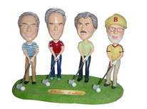 Fully Customizable Quadruple Bobblehead - Bobbleheads.com