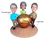 Fully Customizable Triple Bobblehead