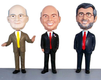 Fully Customizable Triple Bobblehead - Bobbleheads.com