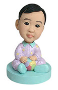 Baby Boy With A Ball Bobblehead