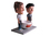Fully Customizable Double Bobblehead