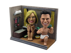 Bubble Bath Couple Bobblehead