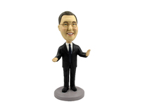 Male Executive Public Speaker Bobblehead - Bobbleheads.com