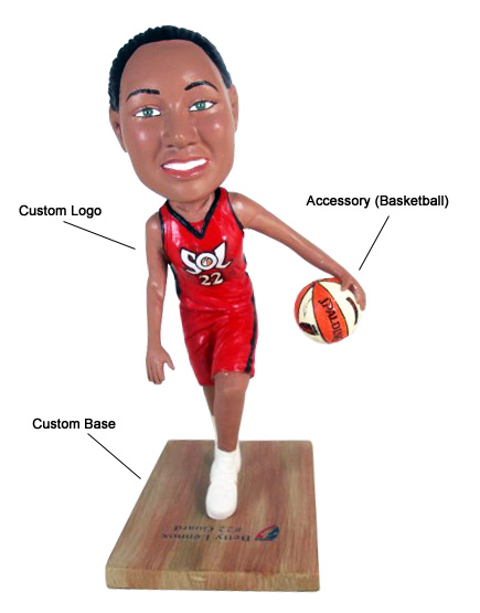 Example Athlete Custom Bobblehead