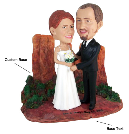 Bride and Groom Custom Bobbleheads