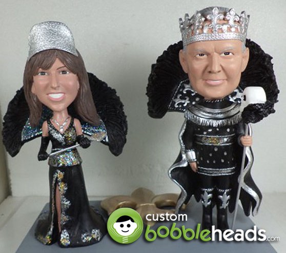 Holiday Gift Mardi Gras Custom Bobbleheads