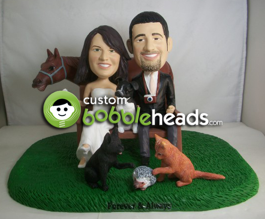 Wedding Cake Topper Custom Bobblehead