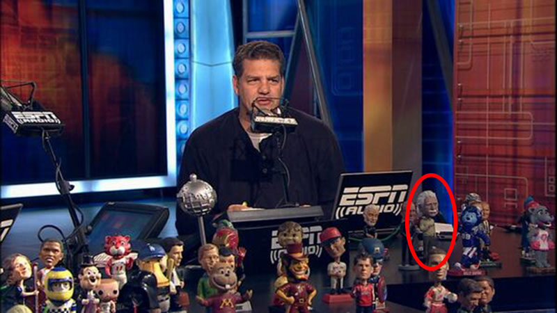 ESPN Mike and Mike Einstein Bobblehead